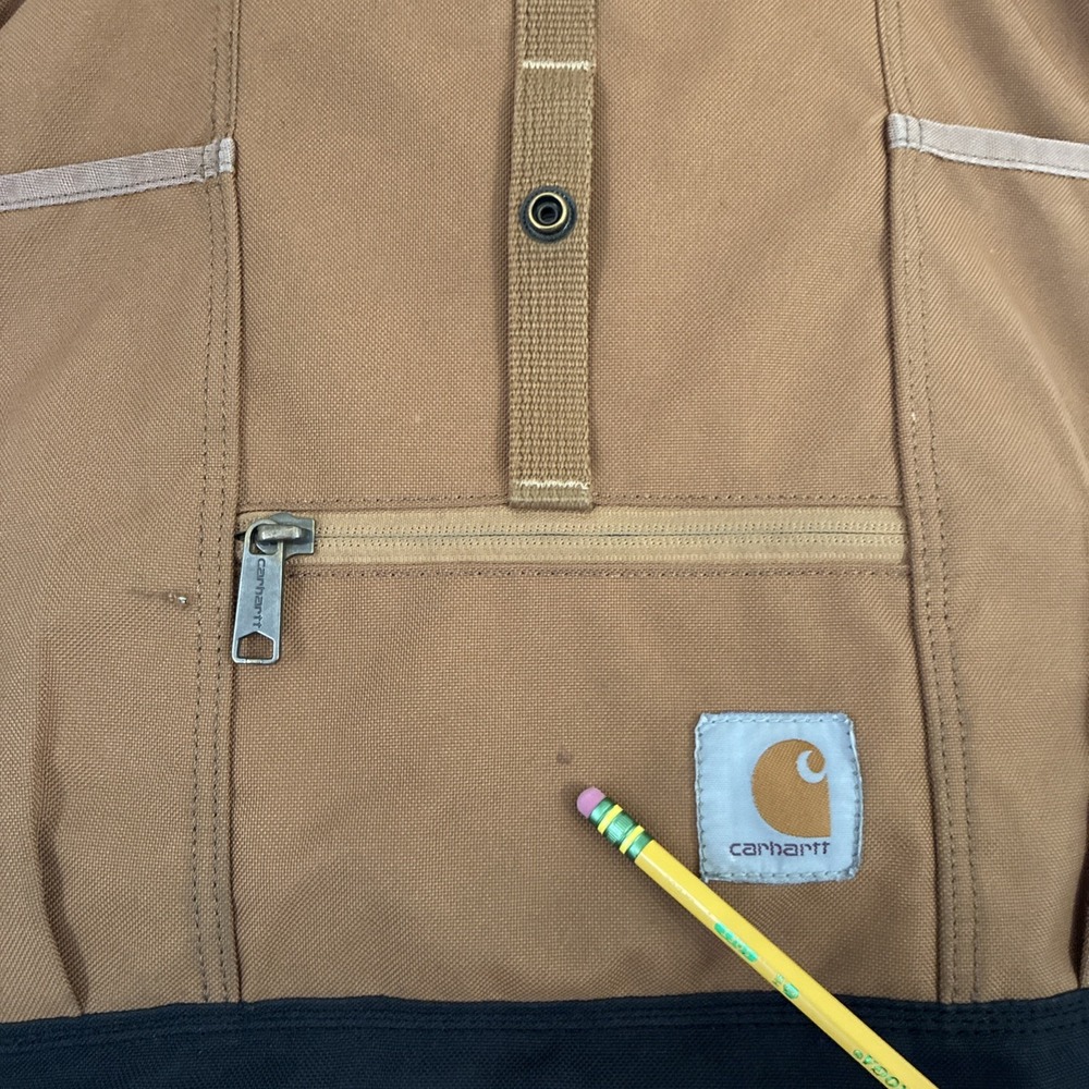 Carhartt Backpack Women's Brown Convertible Canvas Multi Pockets Gorpcore - Picture 12 of 15